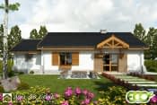Małgosia z garażem - wizualizacja 3