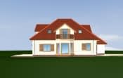 Projekt domu Hornówek 2 – widok bryły domu 4