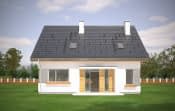Projekt domu Idealny – widok bryły domu 1