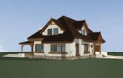 Projekt domu Jesion – widok bryły domu 2