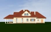 Projekt domu Joanna – widok bryły domu 2