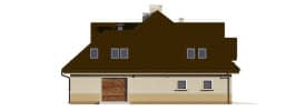 Projekt domu Joanna 2 – elewacja boczna lewa