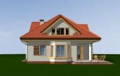Projekt domu Julka – widok bryły domu 1