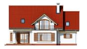 Projekt domu Julka 4 – elewacja ogrodowa