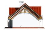 Projekt domu Julka 4 – elewacja boczna lewa