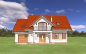 Projekt domu Julka 4 – widok bryły domu 1