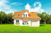 Projekt domu Klasyczny – widok bryły domu 1