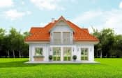 Projekt domu Klasyczny – widok bryły domu 3