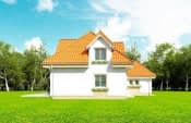 Projekt domu Klasyczny – widok bryły domu 4