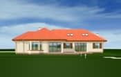 Projekt domu Komfortowy 2 – widok bryły domu 1