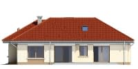 Projekt domu Komfortowy 3 – elewacja boczna prawa