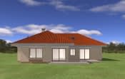 Projekt domu Komfortowy 3 – widok bryły domu 1