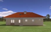 Projekt domu Komfortowy 3 – widok bryły domu 3