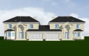 Projekt domu Komorów – widok bryły domu 4