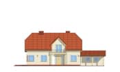 Projekt domu Krzysztof – elewacja frontowa