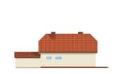 Projekt domu Krzysztof – elewacja ogrodowa