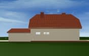 Projekt domu Krzysztof – widok bryły domu 2
