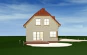Projekt domu Krzysztof – widok bryły domu 3