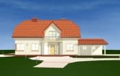 Projekt domu Krzysztof – widok bryły domu 4