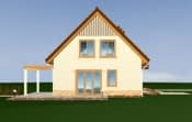 Projekt domu Leśny Zakątek 2 – widok bryły domu 3
