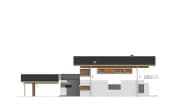 Projekt domu Lugano – elewacja boczna 1
