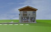 Projekt domu Lugano – widok bryły domu 2