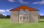 Projekt domu Magnat wariant B - energo NF40 – widok bryły domu 1