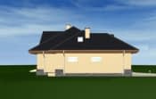 Projekt domu Maja – widok bryły domu 3