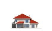 Projekt domu Malibu wariant B – elewacja ogrodowa