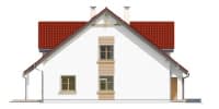 Projekt domu Mewa – elewacja boczna lewa