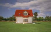 Projekt domu Michalina – widok bryły domu 1