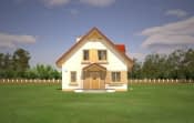 Projekt domu Michalina – widok bryły domu 4