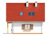 Projekt domu Milutki – elewacja ogrodowa