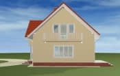 Projekt domu Miodowe Lata – widok bryły domu 3