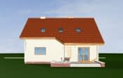 Projekt domu Na Wspólnej – widok bryły domu 2