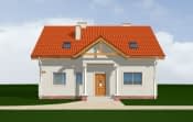 Projekt domu Na Wspólnej – widok bryły domu 4