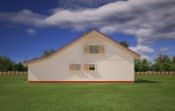 Projekt domu Nektarynka – widok bryły domu 1