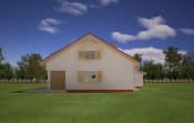 Projekt domu Nektarynka – widok bryły domu 3