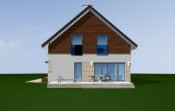 Projekt domu Nowoczesny – widok bryły domu 1