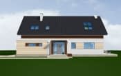 Projekt domu Nowoczesny – widok bryły domu 4