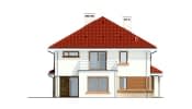 Projekt domu Orchidea – elewacja boczna lewa