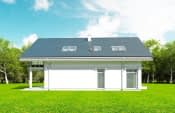 Projekt domu Otwarty 2 – widok bryły domu 3