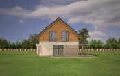 Projekt domu Party wariant C – widok bryły domu 1