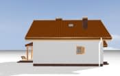 Projekt domu Pchełka – widok bryły domu 3