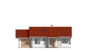 Projekt domu Perełka 2 – elewacja frontowa