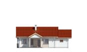 Projekt domu Perełka 2 – elewacja ogrodowa