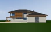 Projekt domu Południowy – widok bryły domu 2