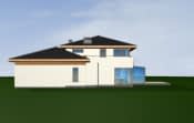 Projekt domu Południowy – widok bryły domu 3