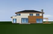 Projekt domu Południowy – widok bryły domu 4