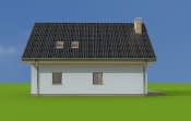 Projekt domu Prosty – widok bryły domu 1